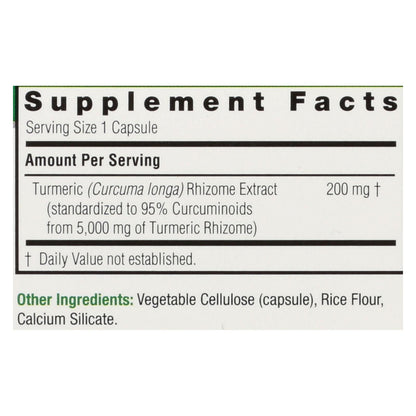 Nature's Answer - Turmeric-3 - 90 Vegetarian Capsules image 2