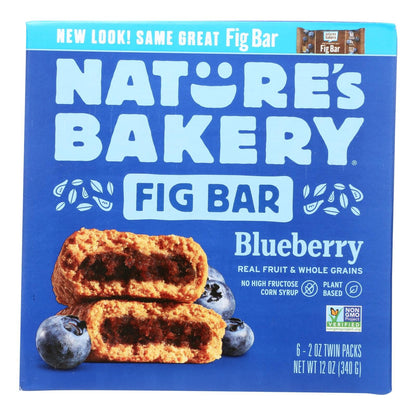 Nature's Bakery Stone Ground Whole Wheat Fig Bar - Blueberry - Case Of 6 - 2 Oz. image 1
