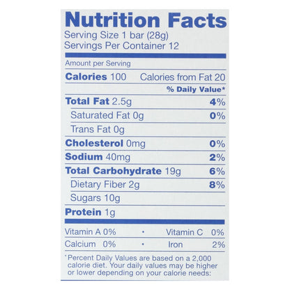 Nature's Bakery Stone Ground Whole Wheat Fig Bar - Blueberry - Case Of 6 - 2 Oz. image 2