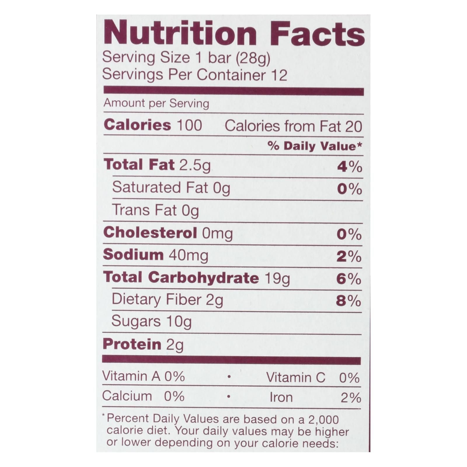 Nature's Bakery Stone Ground Whole Wheat Fig Bar - Original - Case Of 6 - 2 Oz. image 3