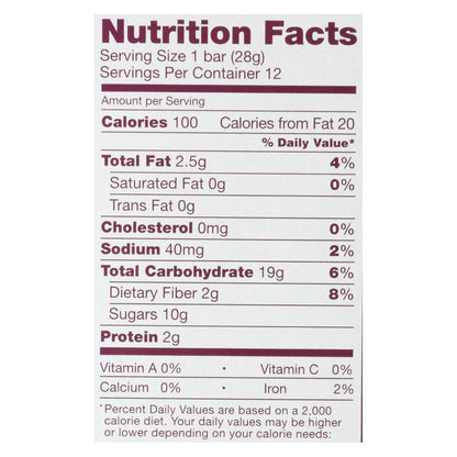 Nature's Bakery Stone Ground Whole Wheat Fig Bar - Original - Case Of 6 - 2 Oz. image 3