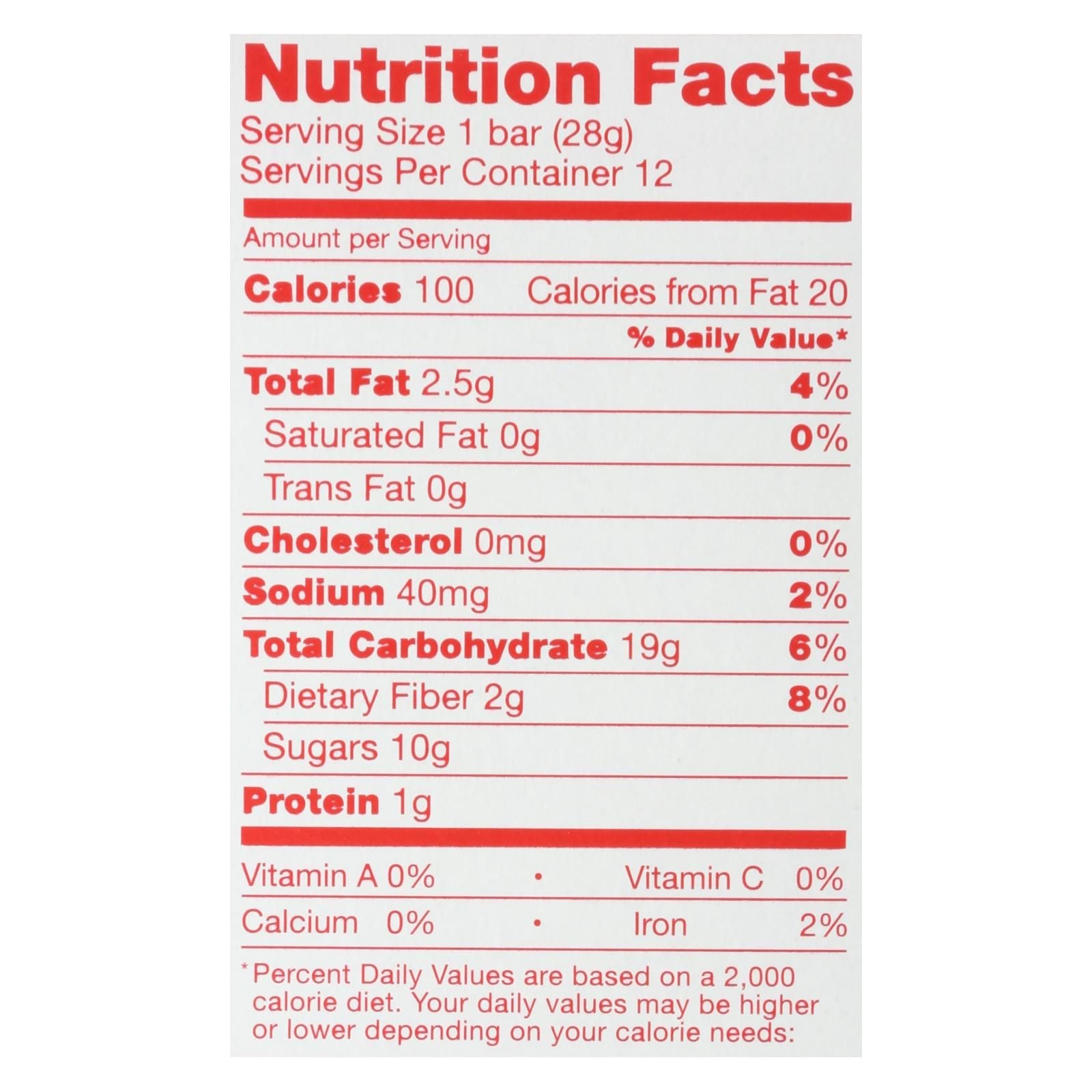 Nature's Bakery Stone Ground Whole Wheat Fig Bar - Strawberry - Case Of 6 - 2 Oz. image 3
