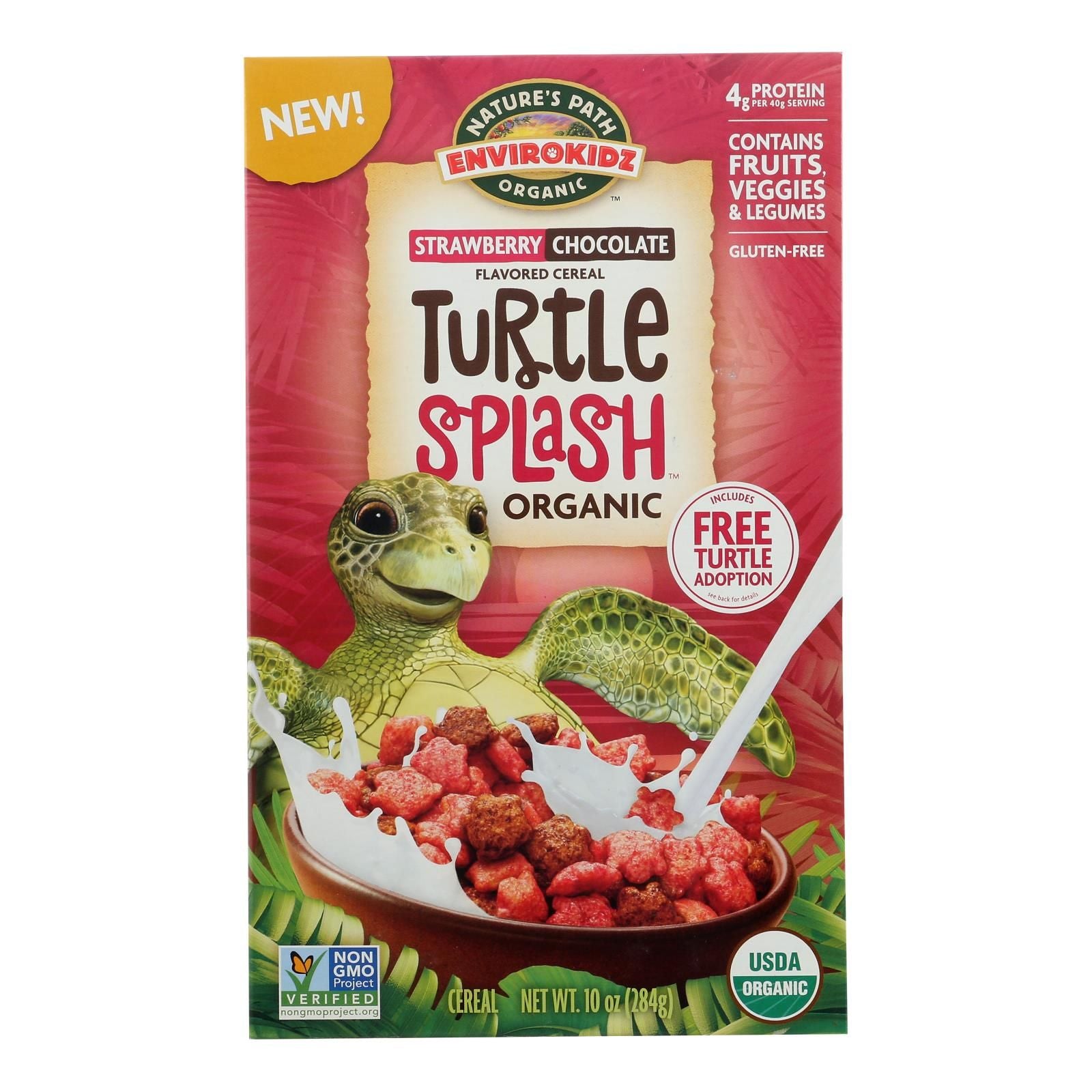 Nature's Path-envirokidz - Cerl Turtle Splash - Case Of 12-10 Oz image 1