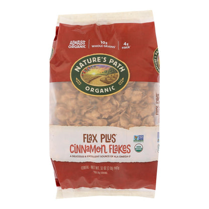 Nature's Path Organic Flax Plus Cereal - Cinnamon - Case Of 6 - 32 Oz. image 1