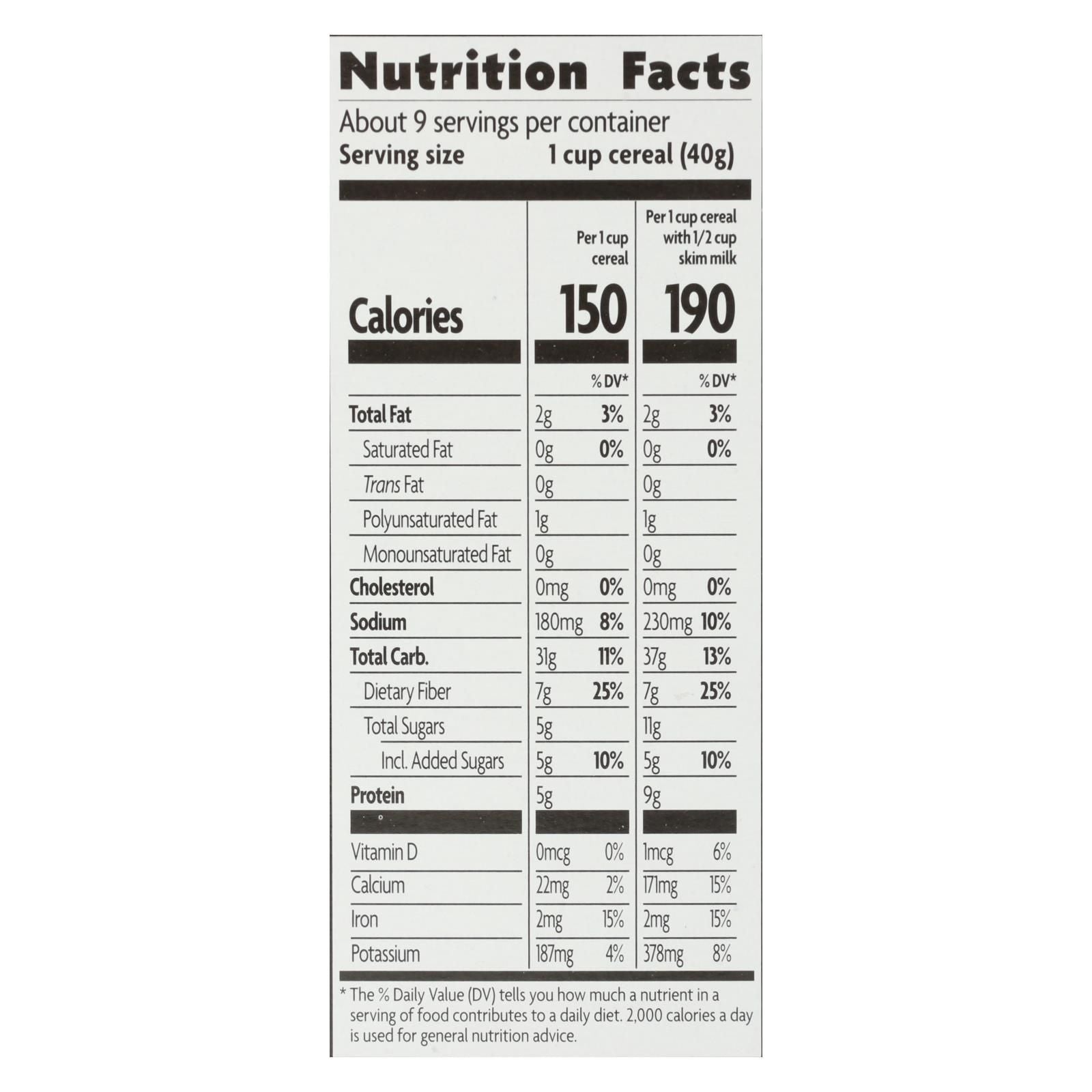 Nature's Path Organic Flax Plus Multi-bran Flakes Cereal - Case Of 12 - 13.25 Oz. image 3