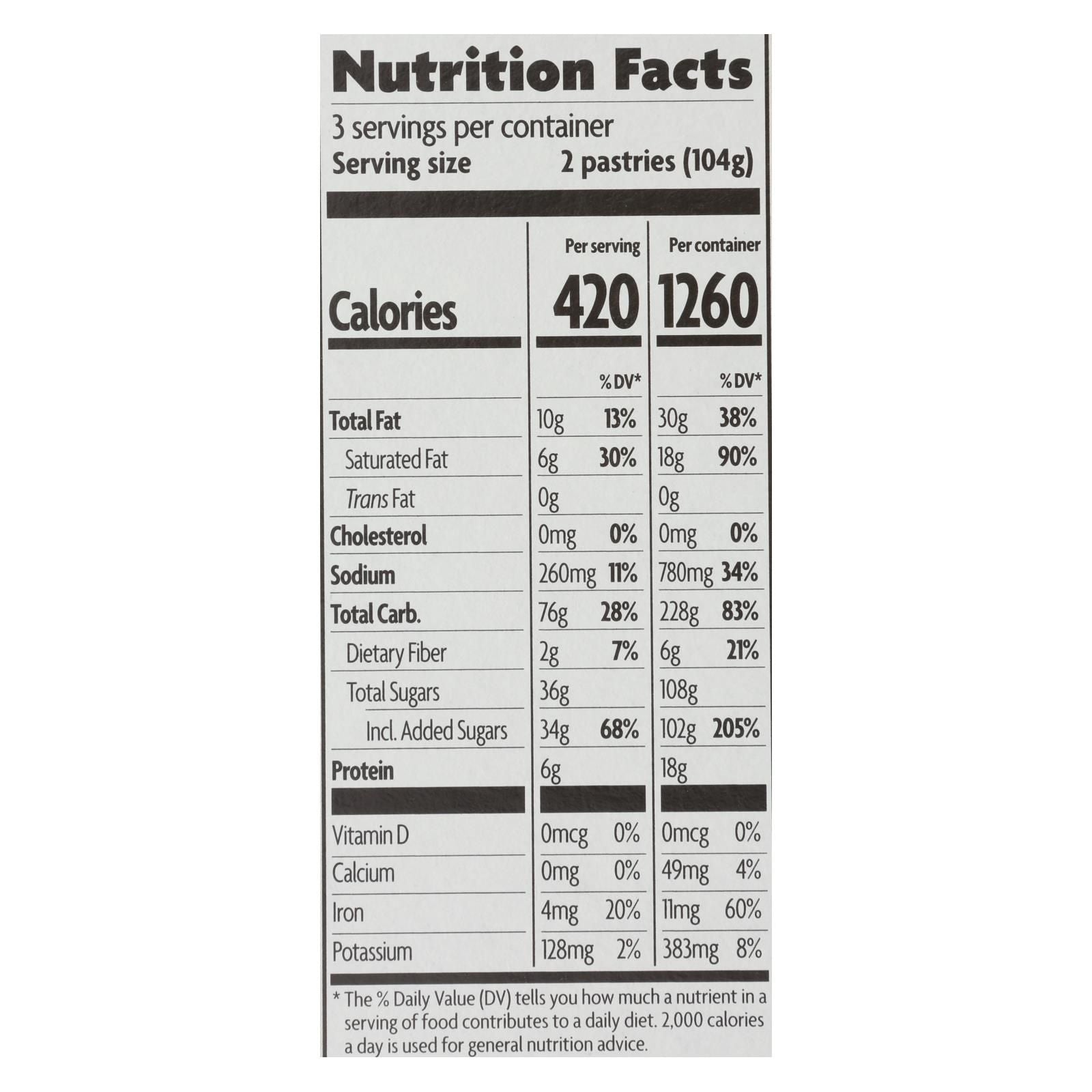 Nature's Path Organic Frosted Toaster Pastries - Wildberry Acai - Case Of 12 - 11 Oz. image 4