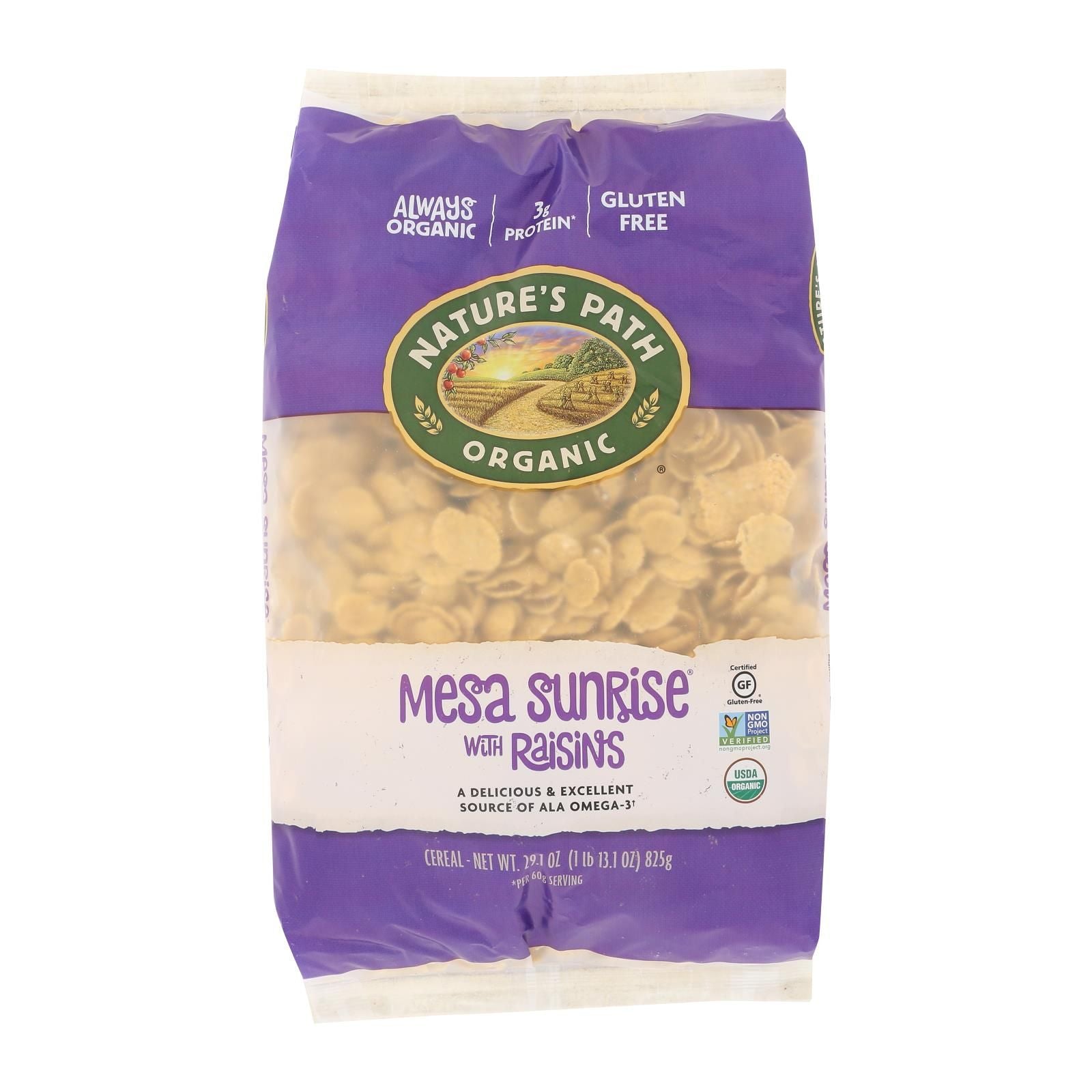 Nature's Path Organic Mesa Sunrise Flakes With Raisins - Case Of 6 - 29.1 Oz. image 1