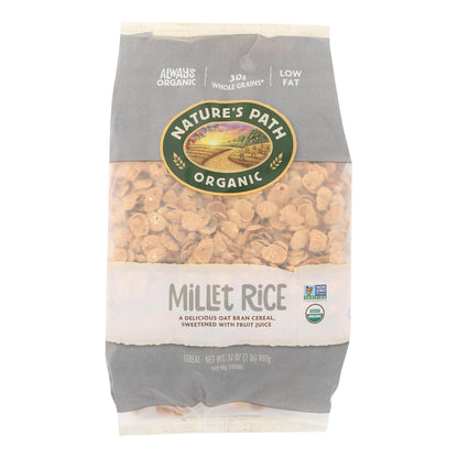 Nature's Path Organic Millet Rice Oat-bran Flakes Cereal - Case Of 6 - 32 Oz. image 1