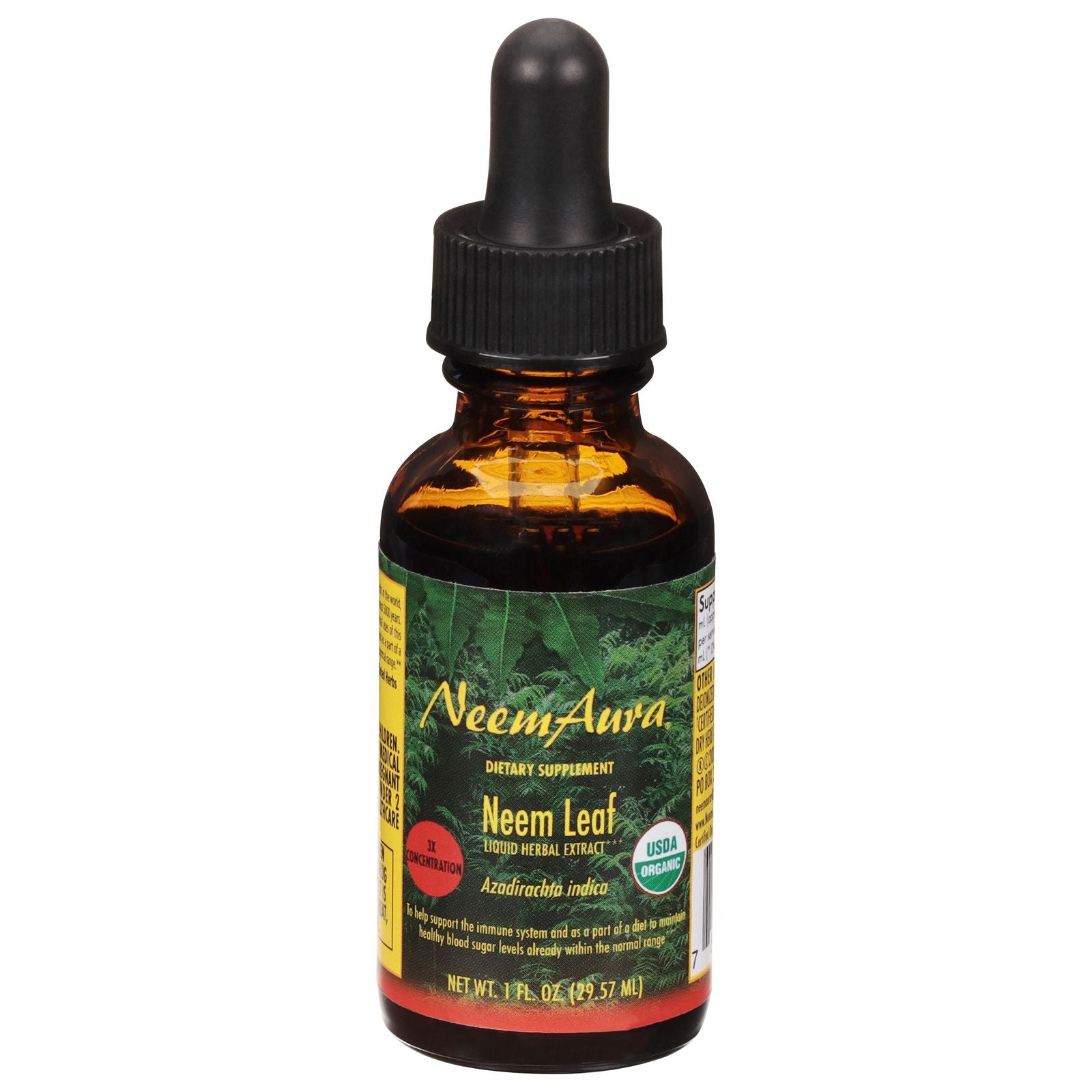 Neemaura Naturals - Neem Leaf Extract 3x - 1 Each - 1 Fz image 1