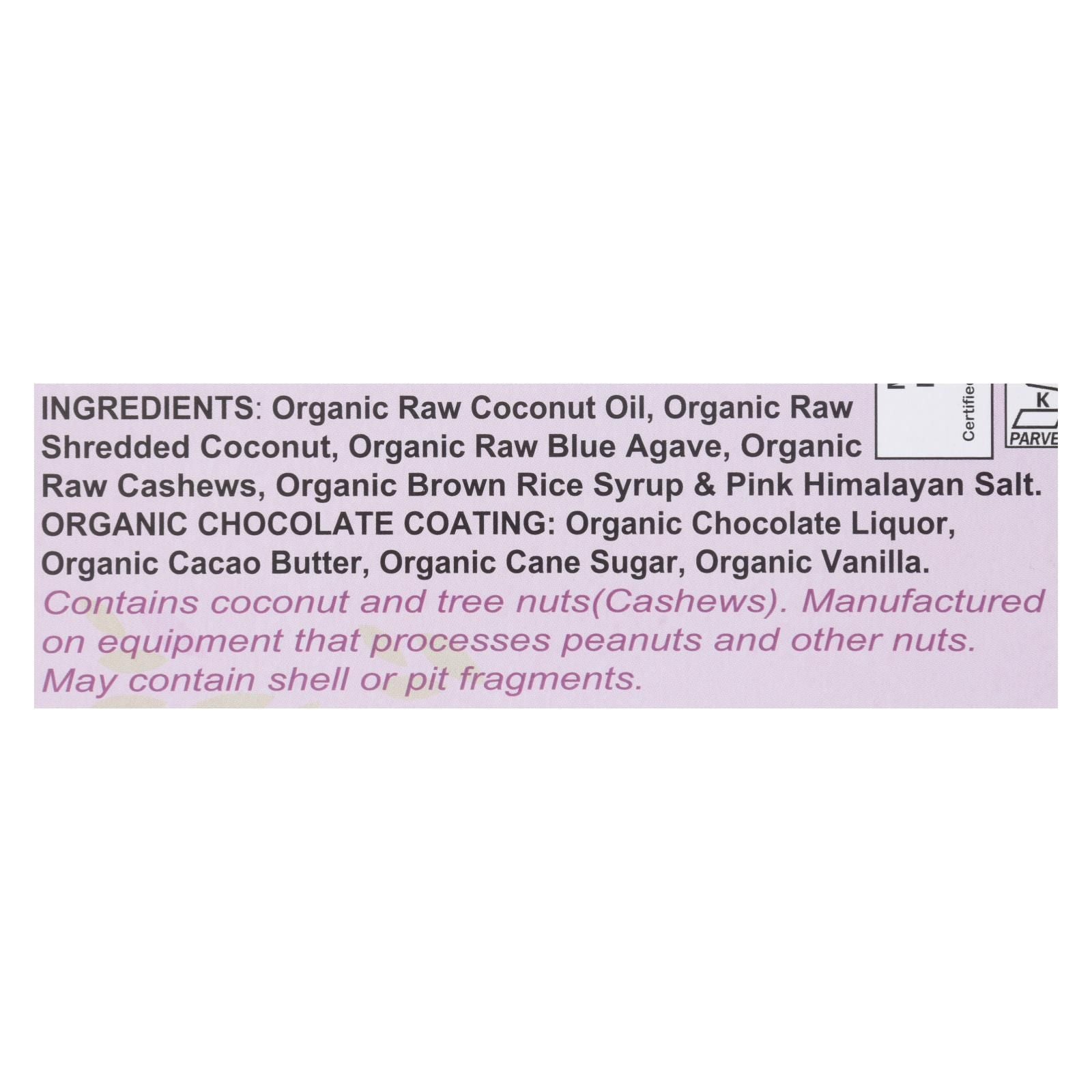 Nelly's Organics Coconut Candy Bar - Case Of 9 - 1.6 Oz image 4