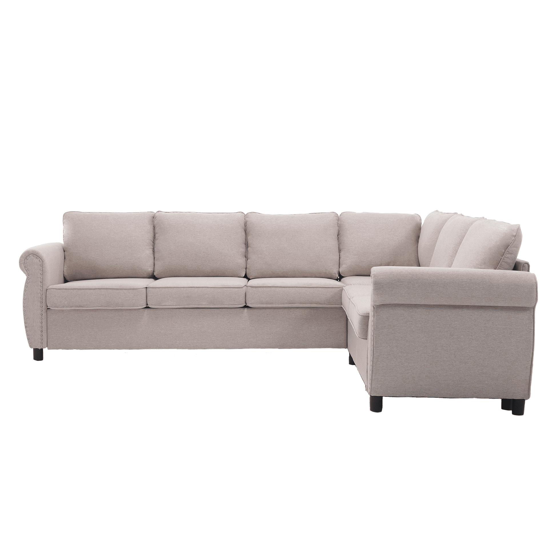 [NEW ARRIVED] [VIDEO PROVIDED]Sleeper Sofa, 2 in 1 Pull Out Couch Bed,6 seater sofa bed, L Shaped Sectional Sofa ,Rivete image 19