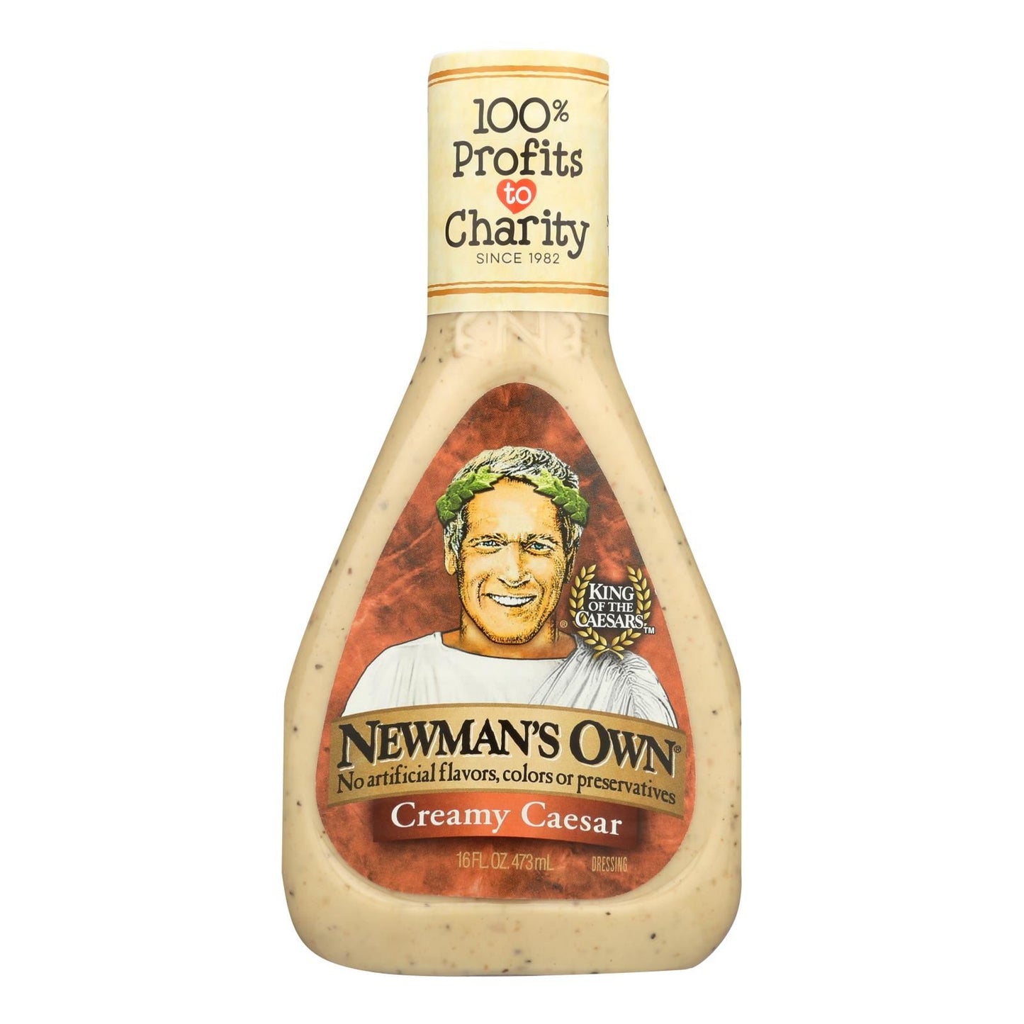 Newman's Own Caesar Dressing - Creamy - Case Of 6 - 16 Fl Oz. image 1