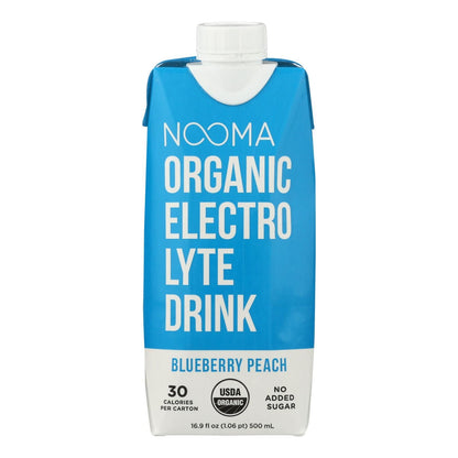 Nooma Electrolite Drink - Organic - Blueberry Peach - Case Of 12 - 16.9 Fl Oz image 1