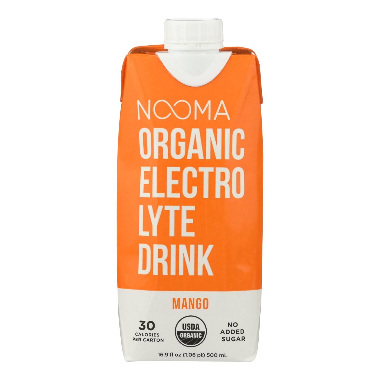 Nooma Electrolite Drink - Organic - Mango - Case Of 12 - 16.9 Fl Oz image 1
