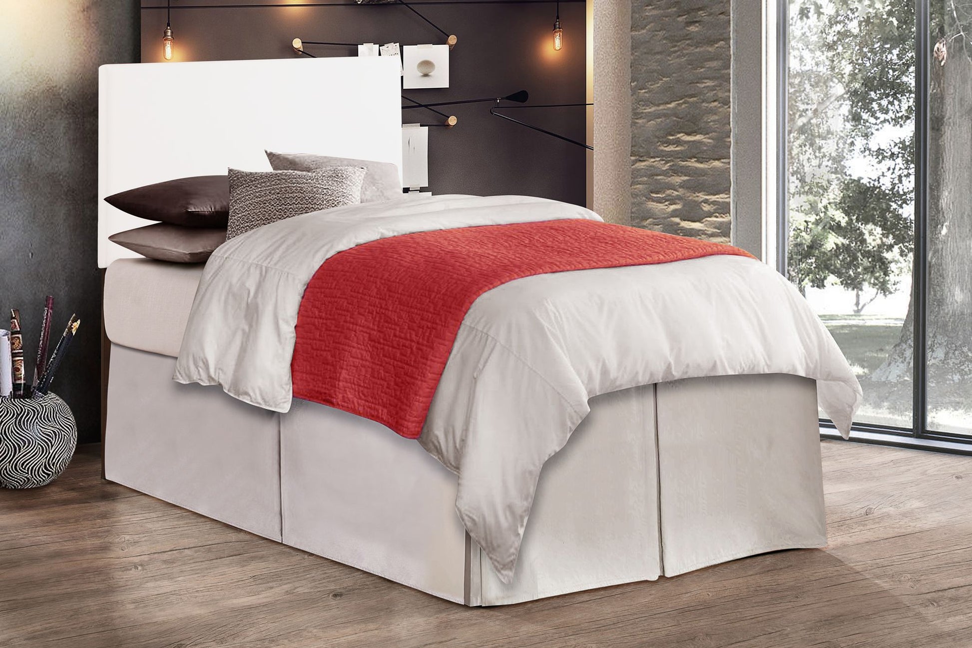 Nova G0113-THB Twin Headboard , WHITE image 5