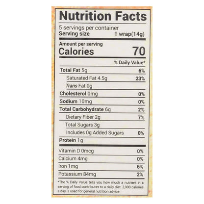 Nuco Organic Turmeric Coconut Wraps - Case Of 12 - 2.47 Oz image 2