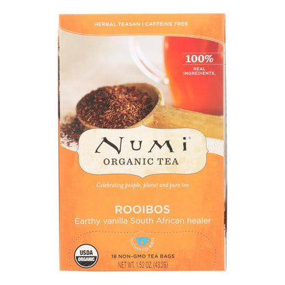 Numi Red Mellow Bush Rooibos Tea - 18 Tea Bags - Case Of 6 image 2