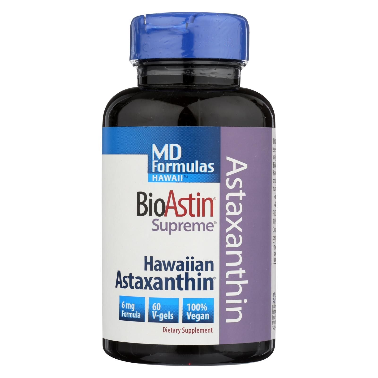 Nutrex Hawaii Bioastin Supreme - 6 Mg - 60 Vegetarian Softgels image 1