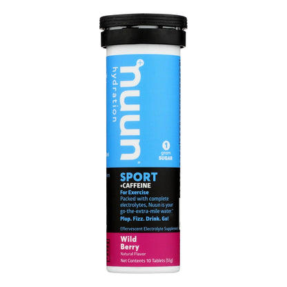 Nuun Hydration Drink Tab - Energy - Wild Berry - 10 Tablets - Case Of 8 image 2