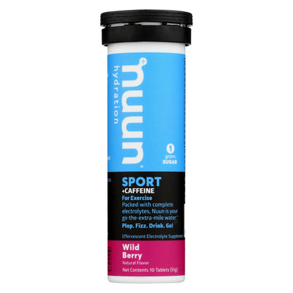 Nuun Hydration Drink Tab - Energy - Wild Berry - 10 Tablets - Case Of 8 image 1