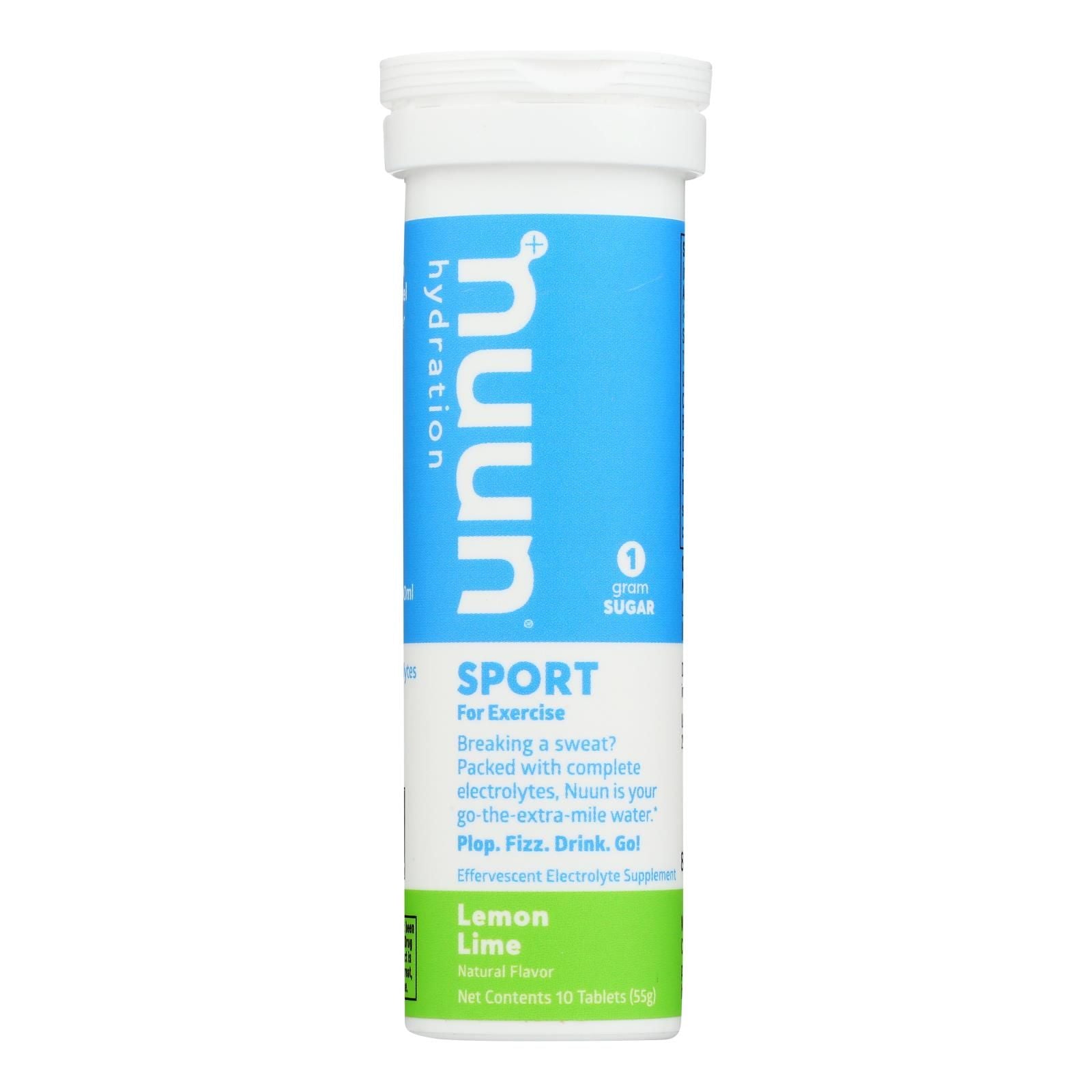 Nuun Hydration Nuun Active - Lemon And Lime - Case Of 8 - 10 Tablets image 1