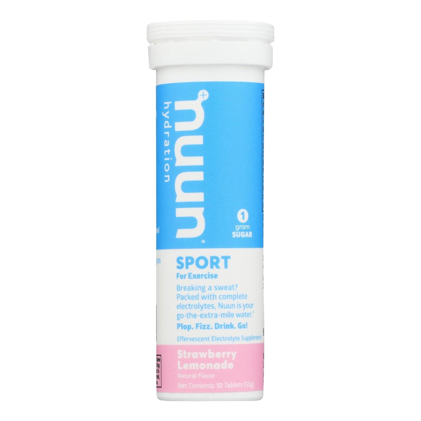 Nuun Hydration Nuun Active - Strawberry Lemonade - Case Of 8 - 10 Tablets image 1