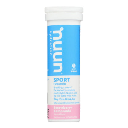 Nuun Hydration Nuun Active - Strawberry Lemonade - Case Of 8 - 10 Tablets image 1