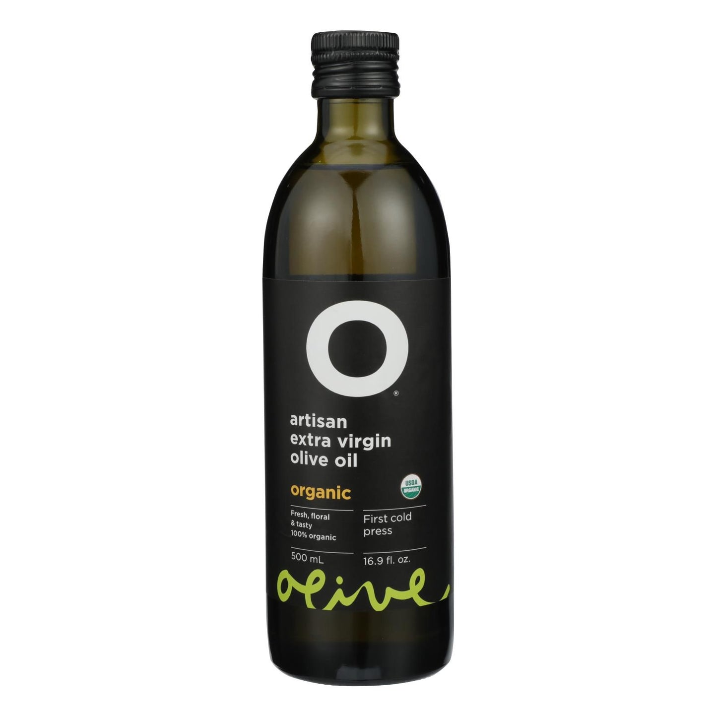 O Olive Oil - 100% Organic Extra Virgin Olive Oil - Case Of 6 - 16.9 Fl Oz image 1