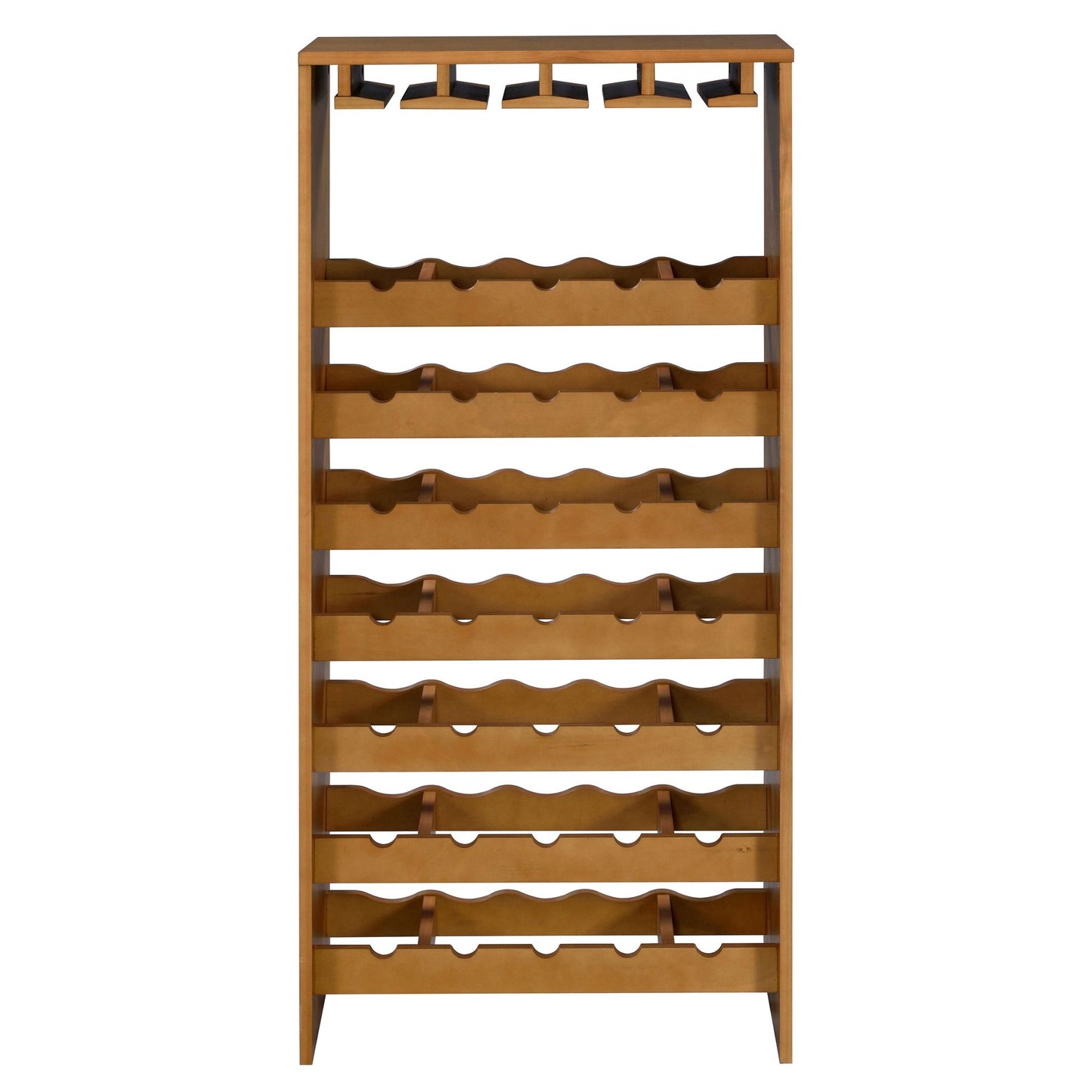 Oak 7-tier Wine Rack image 3