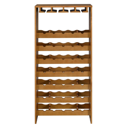 Oak 7-tier Wine Rack image 3
