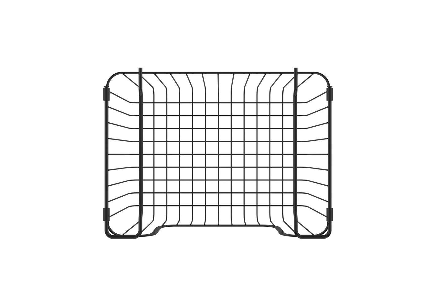 Oceanstar Stackable Metal Wire Storage Basket Set for Pantry, Countertop, Kitchen or Bathroom – Black, Set of 2 image 5