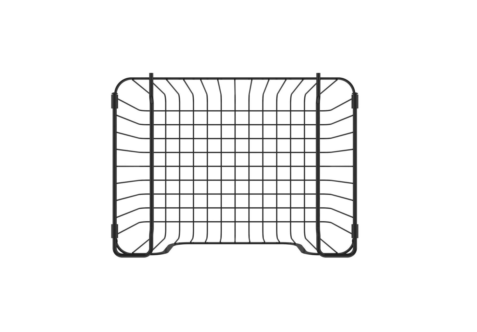Oceanstar Stackable Metal Wire Storage Basket Set for Pantry, Countertop, Kitchen or Bathroom – Black, Set of 2 image 5