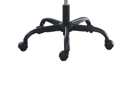 Office Chair Adjustable Height Office Chair Blue and Black Faux Leather image 8
