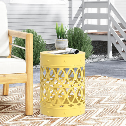 Outdoor Metal end Table -Large image 4