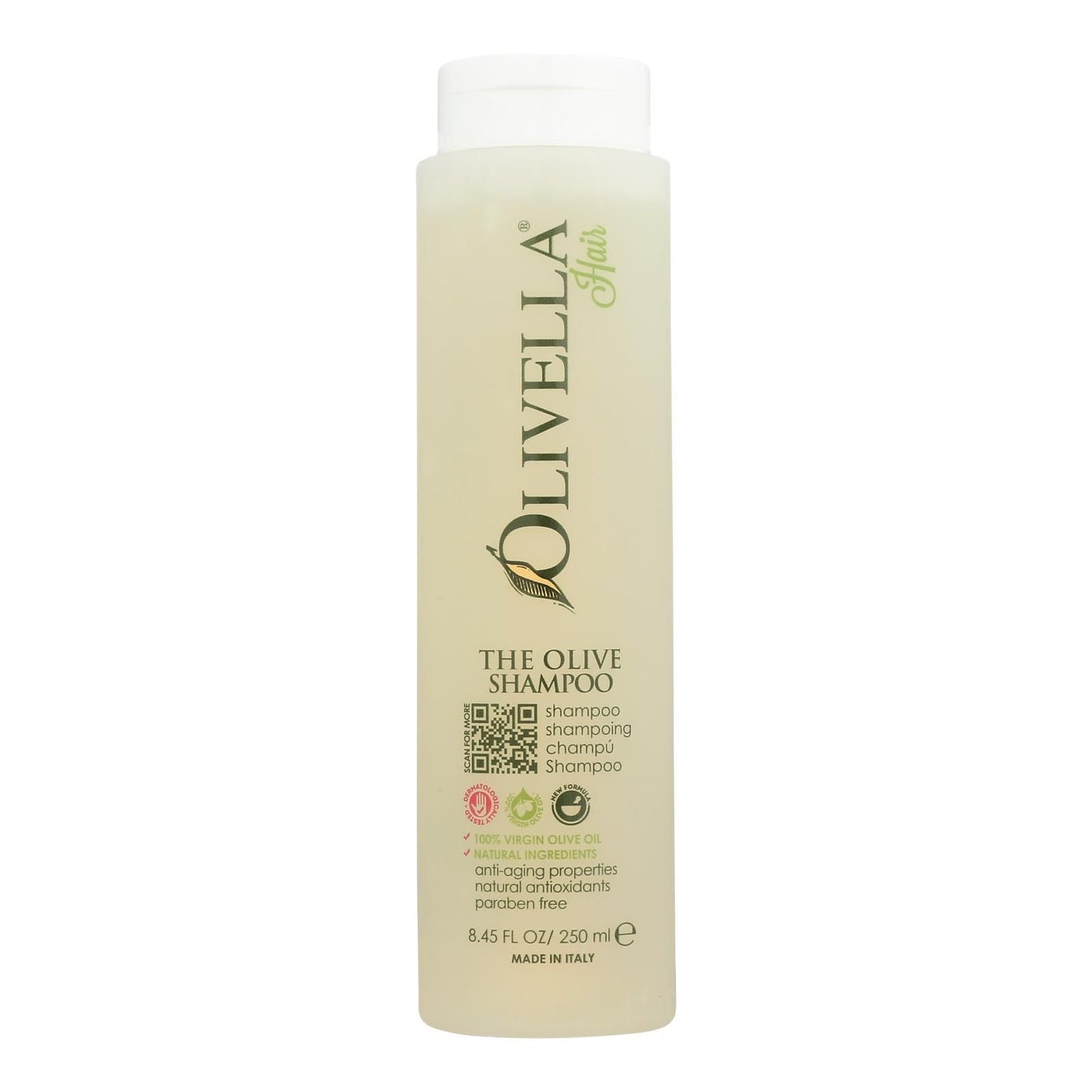 Olivella The Olive Shampoo Natural Formula - 8.5 Fl Oz image 1
