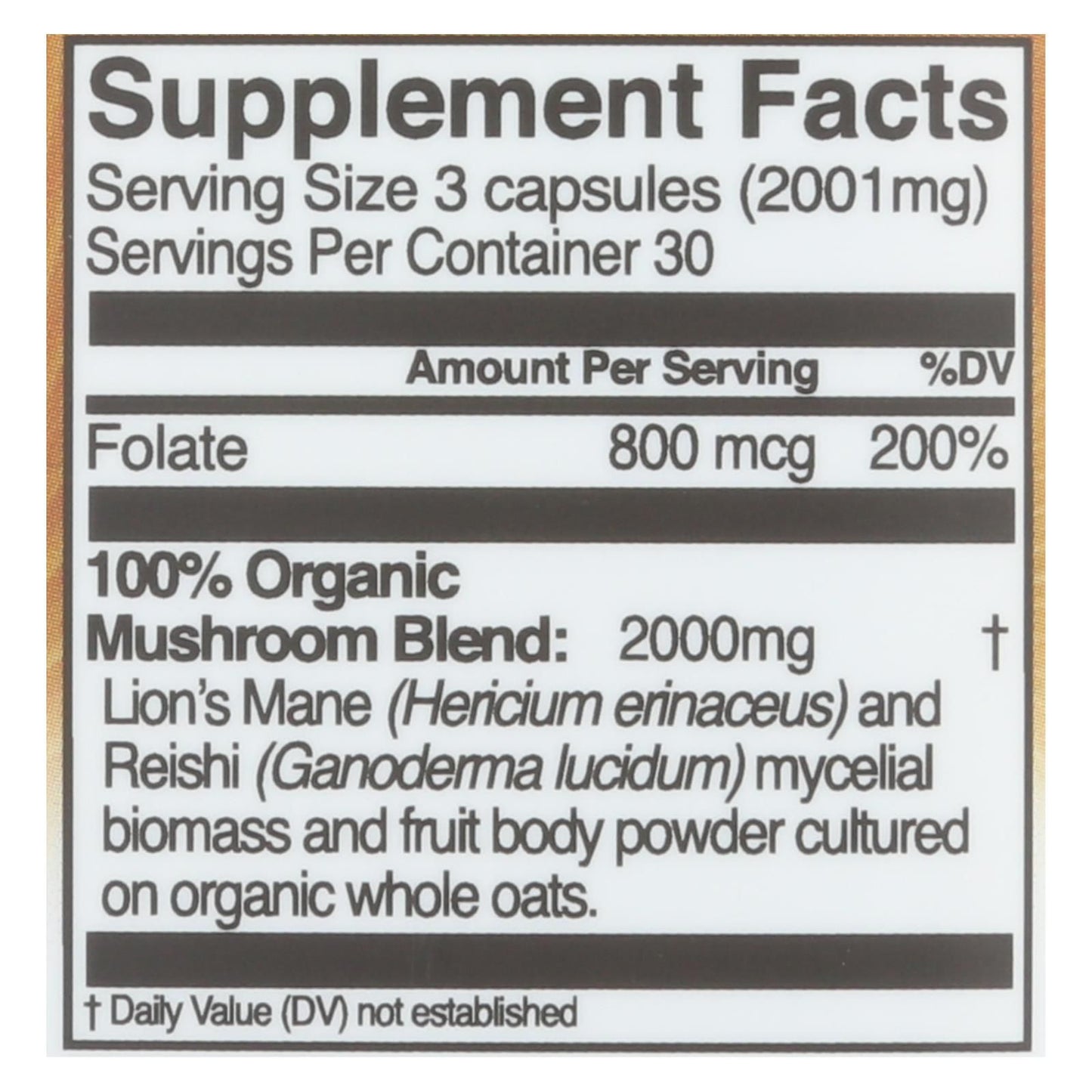 Om - Mush Sprfd Brain Fuel - 1 Each - 90 Ct image 3