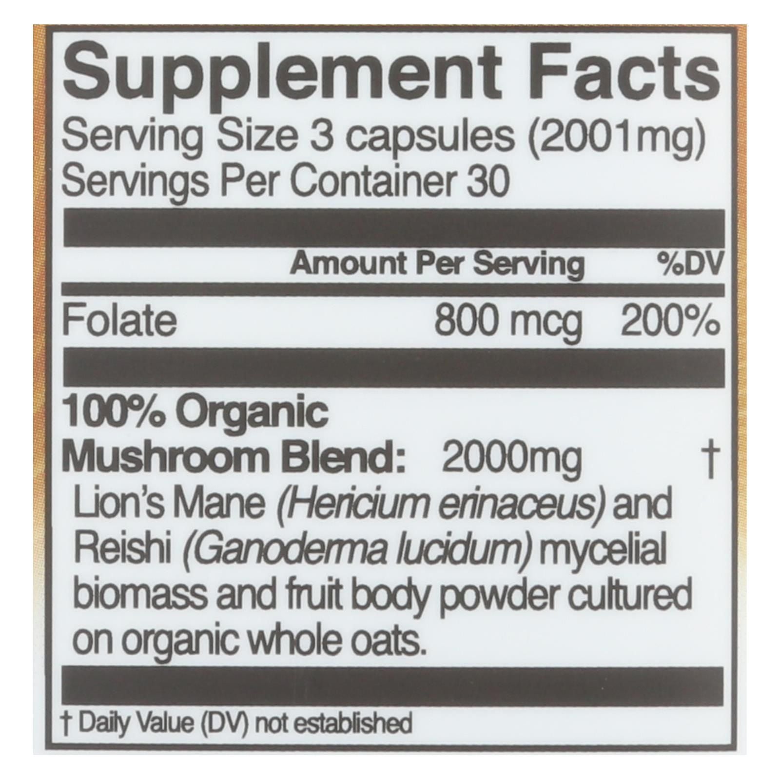 Om - Mush Sprfd Brain Fuel - 1 Each - 90 Ct image 3