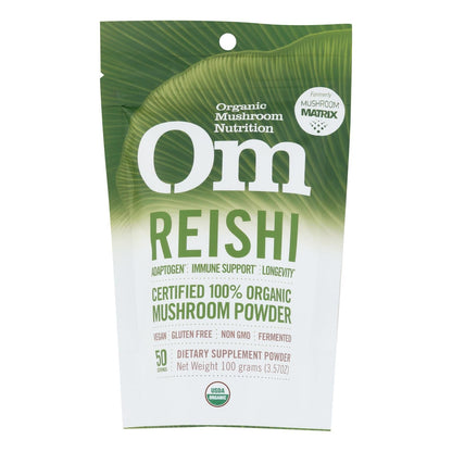Om - Reishi Organic Powder 100grm - 1 Each - 3.5 Oz image 1