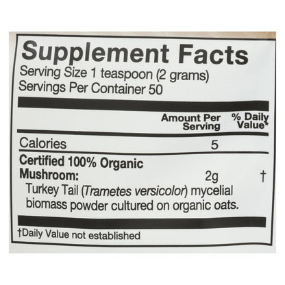 Om - Trkey Tail Organic Powder 100grm - 1 Each - 3.5 Oz image 3
