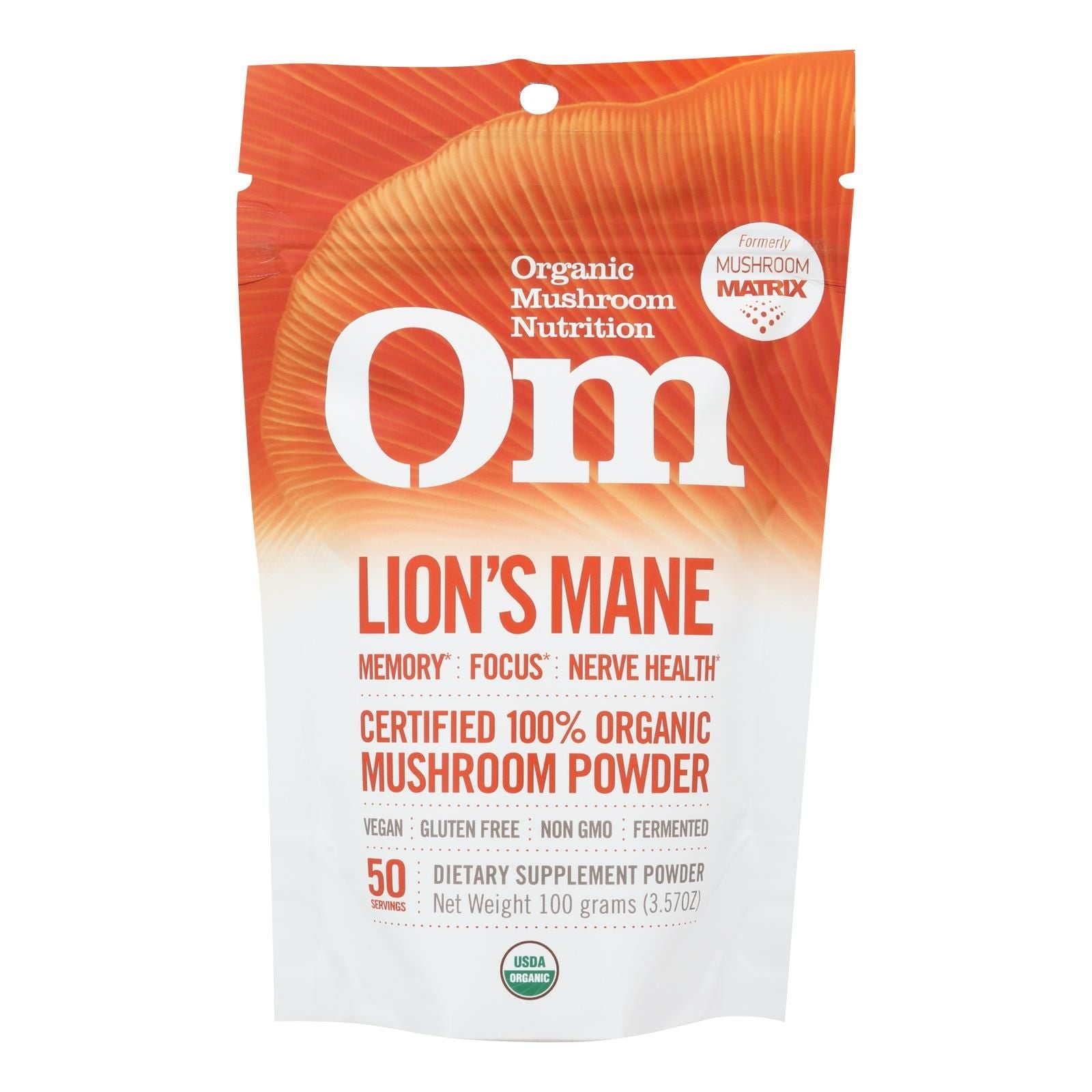 Om Organic Mushroom Powder - 1 Each - 3.5 Oz image 1