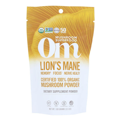 Om Organic Mushroom Powder - 1 Each - 3.5 Oz image 2