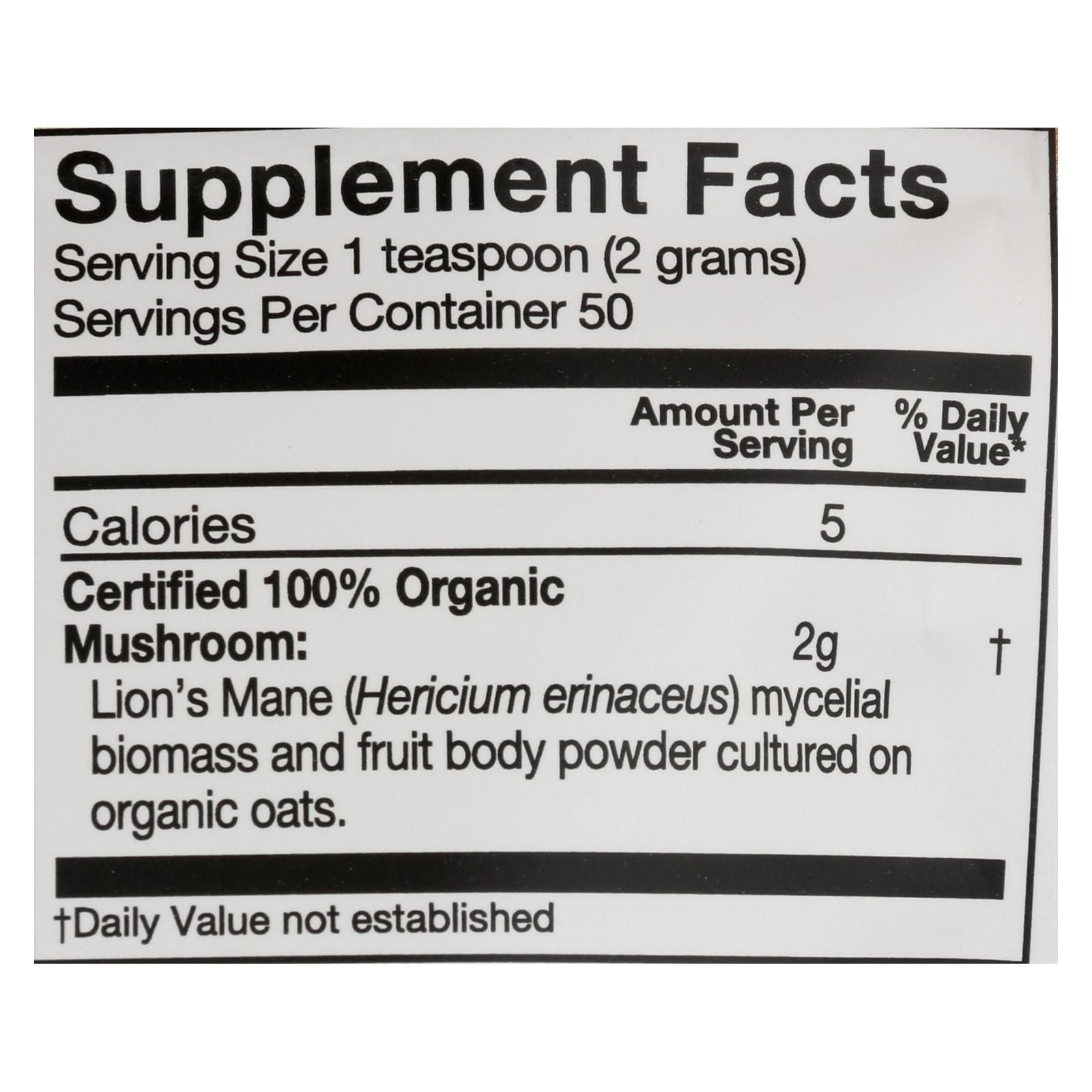Om Organic Mushroom Powder - 1 Each - 3.5 Oz image 4