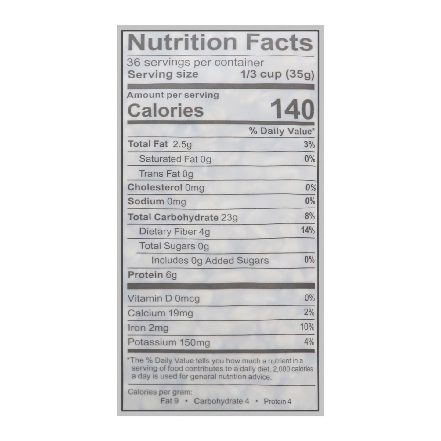 One Degree Organic Foods - Sprtd Oats Rolled - Case Of 4 - 45 Oz image 2