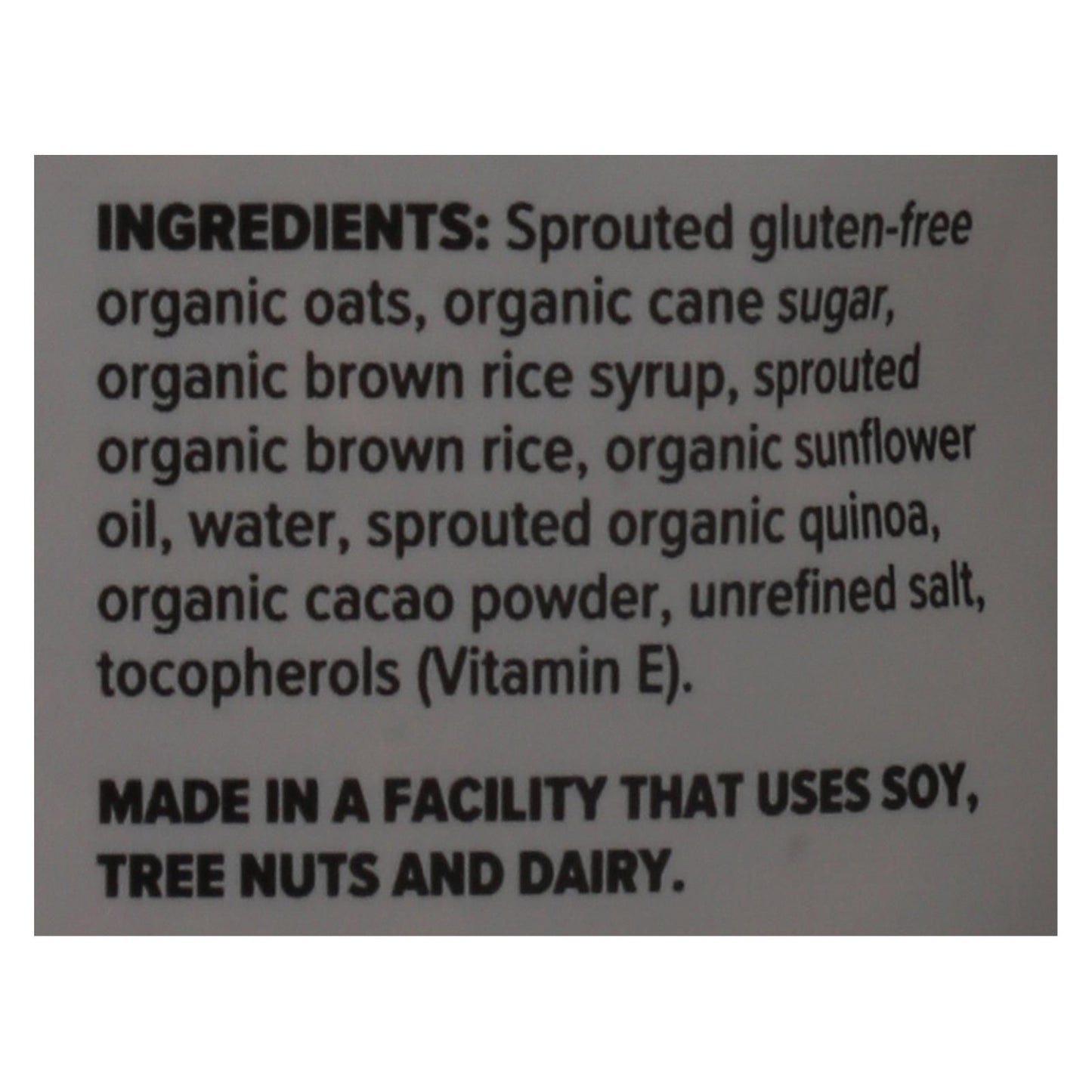 One Degree Organic Foods Quinoa Cacao Granola - Sprouted Oat - Case Of 6 - 11 Oz. image 2