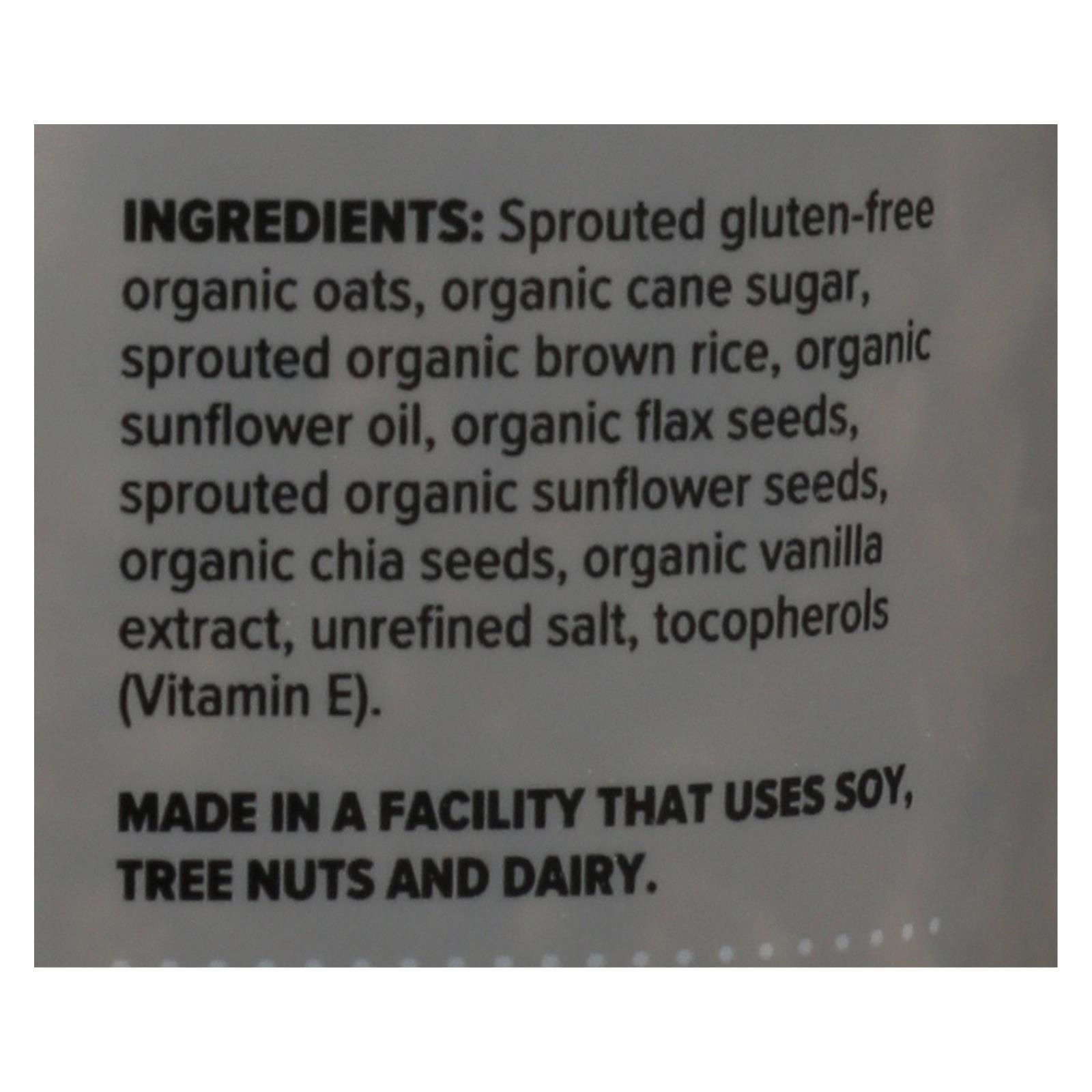One Degree Organic Foods Sprouted Oat Granola - Vanilla Chia - Case Of 6 - 11 Oz. image 3