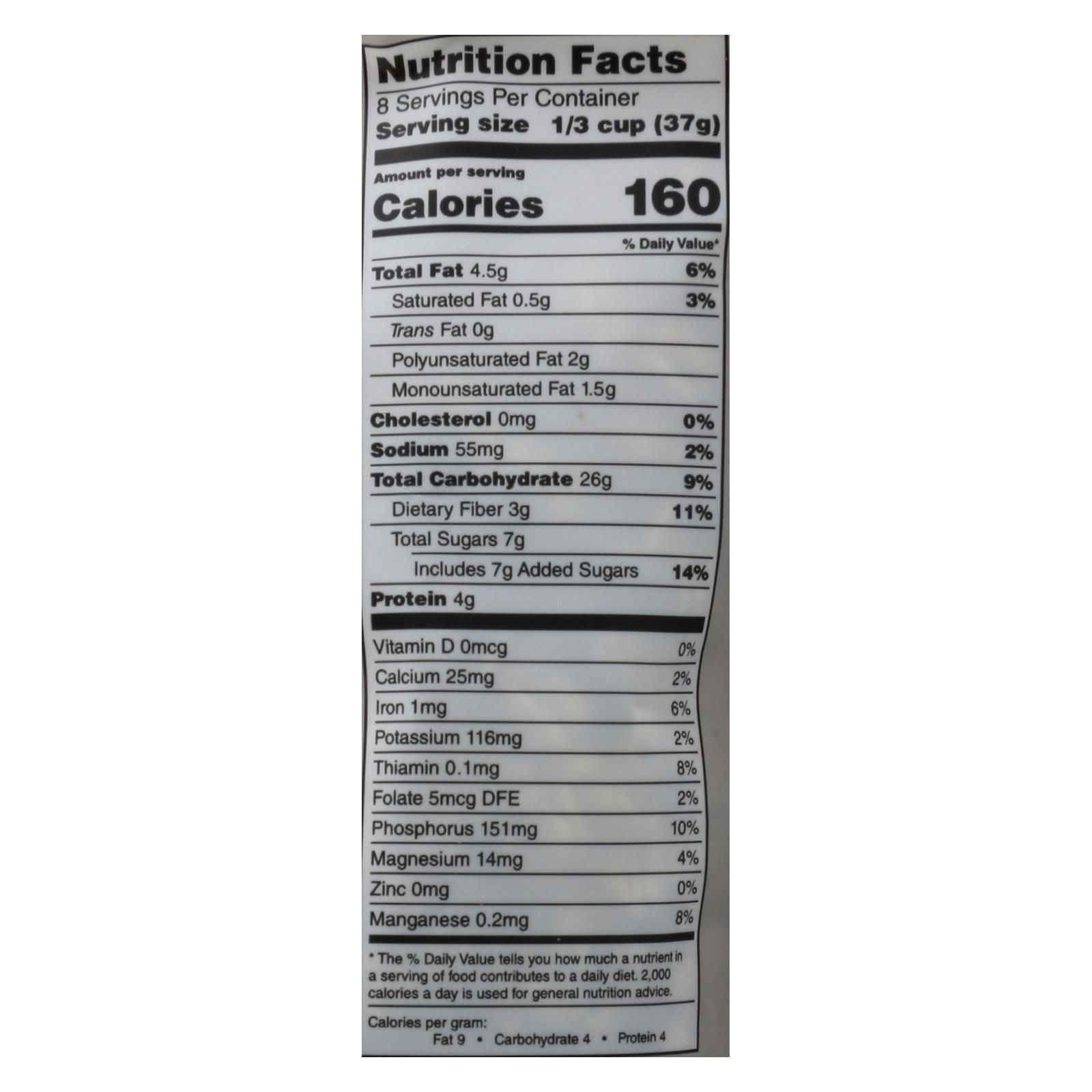 One Degree Organic Foods Sprouted Oat Granola - Vanilla Chia - Case Of 6 - 11 Oz. image 2