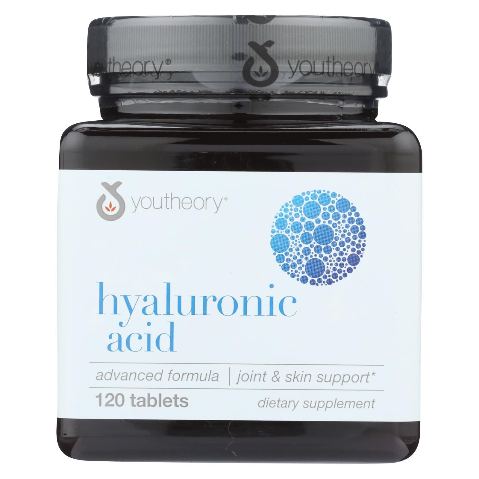 One Serving Size Of Youtheory Hyaluronic Acid Advanced - 1 Each - 120 Tab image 1