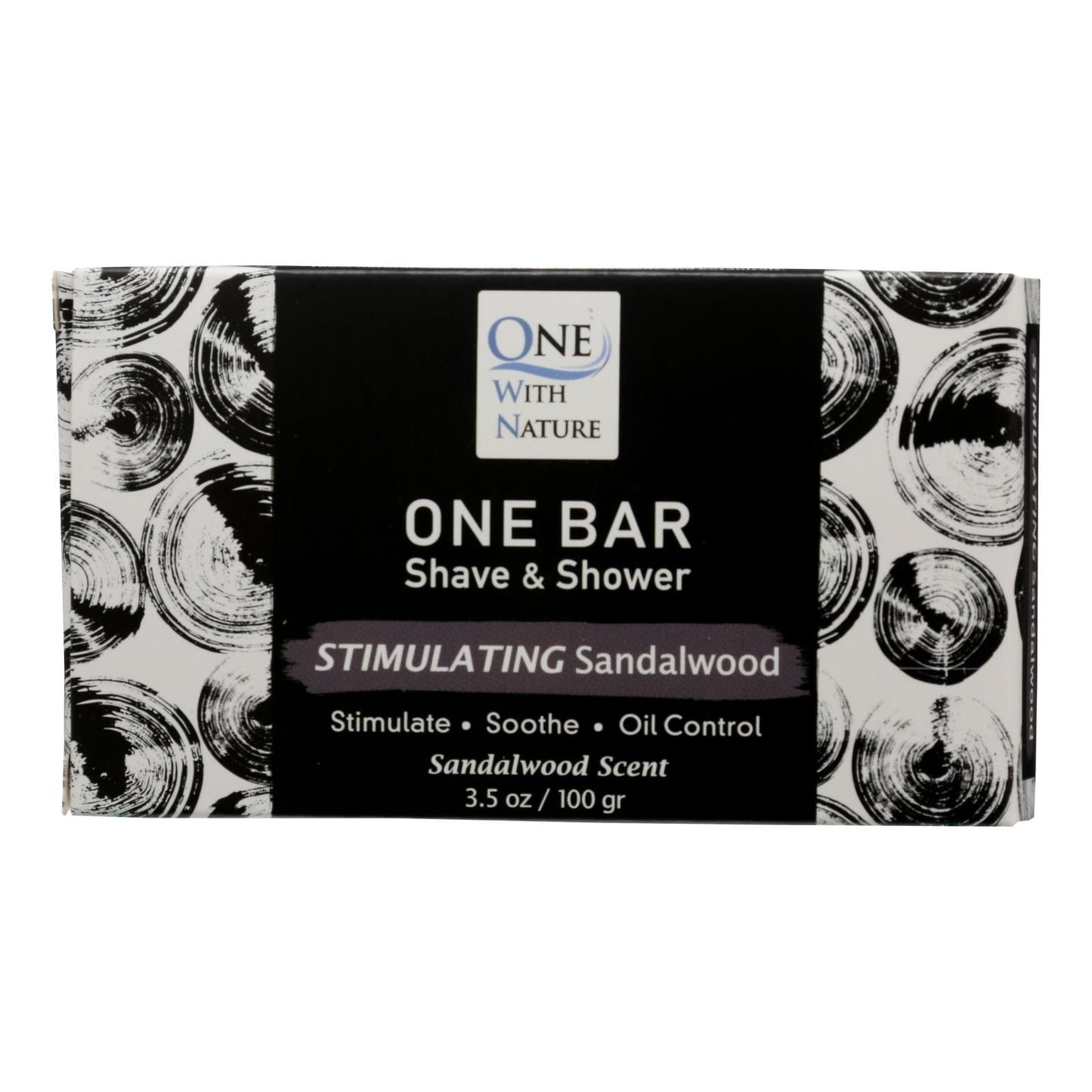 One With Nature - One Bar Stimulatng Sndlwd - Case Of 3-3.5 Oz image 1