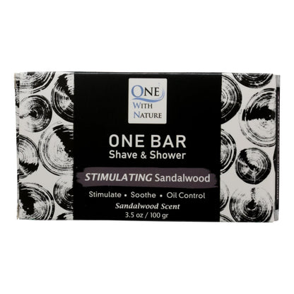 One With Nature - One Bar Stimulatng Sndlwd - Case Of 3-3.5 Oz image 1