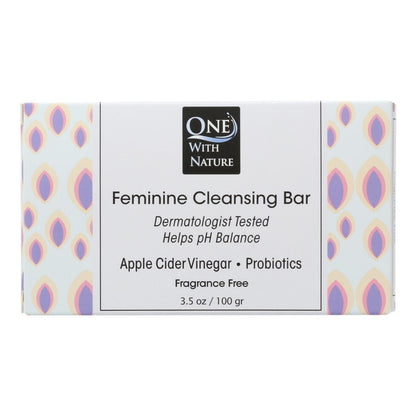 One With Nature - Soap Feminine Fragrnc Fr - Case Of 3-3.5 Oz image 1